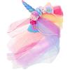 Imikeya Cerchietto Unicorno Antiscivolo per Bambina | Tessuto e Plastico, Arcobaleno, per Feste di Compleanno e Costumi, anche Drag Show