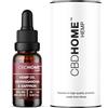 CBD HOME Olio di Semi di Canapa 20% + ISO-N 20% + Ashwagandha + Zafferano - 10 ml - Base di Cocco Biologico - Spremuto a Freddo - Senza Additivi - 100% Vegetale - Certificato Biologico UE