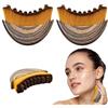 AIWXEEU 2 Pezzi Spazzola Viso Massaggio Linfatico, Lymphatic Face Brush, Spazzola Linfatica Viso, Pennello per Contorno Linfatico, Strumento Rassodante per la Cura della Pelle del Viso