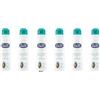 Italy Shop Service Neutro Roberts - 6 deodoranti spray Asciutto all'iris e alla mandorla, senza alcool e con Rockalaun, deodorante anti-sudore, unisex, 150 ml, + portachiavi Italy Shop Service in omaggio