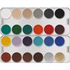 Kryolan TRUCCO TAVOLOZZA vari formati make up bodypainting (Aquacolor, 24 colori 01108K)