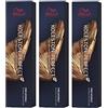 Wella Professionals 3er Wella Koleston Perfect ME+ 6/73 Biondo scuro Marrone Oro 60 ml