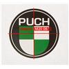 Artist Unknown Sticker/Targhetta Puch (verde/bianco)