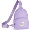 YOOLIFE Regalo di compleanno per ragazze adolescenti, borsa a tracolla con iniziale, borsa a tracolla per bambini e ragazze, regali per ragazze, figlia, sorella, nipote, Viola, J, J