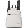 KCB Zaino antifurto piccolo doppio | Design sicuro e pratico | Tasche multiuso con cerniera | Materiale resistente | Maniglie regolabili | 100% vegano