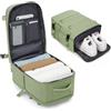 BJLFS Zaino Ryanair 40x30x20 Donna Zaino da Viaggio Aereo Uomo Zaino Casual | Bagaglio a mano 40x30x20 Sottovuoto con porta scarpe Borse da Cabina per Wizzair Zaini Impermeabile per laptop da 16 pollici