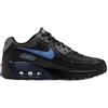 Nike Air Max 90 Next Nature GS HQ3812-001 - Sneaker Unisex per Bambini, Ammortizzazione Max Air, Nero/Grigio Fumo/Royal Pulse/Midnight Navy, Nero, 40 EU