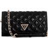 GUESS Giully Mini Xbody Flap Organizer Black