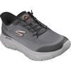 Skechers Scarpe da Uomo Go Walk MC Hyper Burst Zoltar, Carbone/Nero, 11