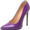 Asterisco Décolleté a Spillo da Donna Tacco Alto Scarpe Appuntito Senza Chiusura Semplici Scarpe da Sera, Numero 33-51