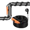 Fiqops 4m Cavo riscaldante antigelo con termostato 64W 230V IP68, cavo di protezione antigelo per riscaldamento tubi con interruttore automatico, nastro riscaldante per tubazioni domestiche, piscine