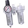 Holibanna Regolatore Compressore Aria Separatore Acqua, 0-1Mpa 1/2 | Scarico Automatico, Filtrazione 40μm, Lega di Alluminio e Plastica, per Utensili e Impianti Pneumatici