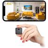 Bextgoo 4K Mini Telecamera Spia, Basso Consumo e Lunga Durata 50 Giorni | Visione Notturna, Prova Cloud 30+ Memoria Locale, Videocamera Sorveglianza Interno per Casa/Animali Domestici, Nero