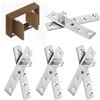HECHKJ 4 Paia di Cerniere Pivotanti a Scomparsa, 270/360 Gradi, Assi Eccentrici In Acciaio Inox, Cerniere Nascoste per Porte Interne, 95x18mm, Ideale per Cucina, Camera da Letto, e Soggiorno