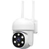 Royal Led Telecamera 2MP Wi-Fi Esterno, Videocamera di Sorveglianza, Tracciamento del Movimento con Rilevamento Umano, Audio Bidirezionale, 2,4ghz collegabile allo smartphone Android iOS