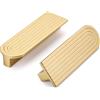 SYZOW 6 pezzi Maniglie per Mobili Oro da Cucina Distanza fori 64mm Maniglie per armadietti maniglie per cassetti (Oro, 64mm)