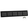Steinberg14 Griglia di Ventilazione Rettangolare 500x100 mm - Griglie di Aerazione in Metallo Antracite - Serranda di Scarico dell'aria con Zanzariera - Copri Bocchetta Interna a Parete e a Soffitto