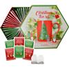 ACORUS | Servizio da tè di Natale - Set regalo Tè di Natale | Originali Regali Natale | Il tè alle erbe e alla frutta naturali al 100% | (60 Bustine di tè)