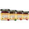 I Piccantissimi Ipiccantissimi - Set 4 Vasetti a Scelta - Oltre 40 Gusti di Peperoncino Artigianali - Confezione Personalizzabile