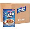 Cracklin' Oat Bran Kellogg's Cracklin' Oat Bran - Cereali da colazione, cereali in fibra, cereali per la famiglia, originali (3 scatole)