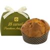 18 carati Panettone Artigianale Classico Basso Milanese | 1 kg | Ricetta Tradizionale con Lievito Madre | Uvetta e Scorza d'Arancia | Confezione Elegante | Prodotto da Forno Natalizio