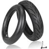 TREFAN Pneumatici esterni e interni da 10 x 2,125 per Segway Ninebot D18 D28 D38 F20 F25 F30 F40 F40 D2 F65D per scooter elettrico Navee V25i Pro/V40i Pro/V50i Pro, pneumatici di ricambio con camera d'aria