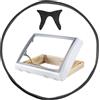 Your Day Mate Guarnizione esterna per finestra, compatibile con la finestra per tetto Dometic Midi Heki, lunga 239 cm, nera, EPDM, adatta per BG 1521, 209/069, per Midi Heki Style