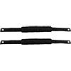 Zohisin Maniglie in paracord per roll bar maniglie di sostegno per auto impugnature intrecciate per Ford Bronco e Wrangler set da 2 pezzi nero con fibbie metalliche montaggio diretto senza tagli o modifiche