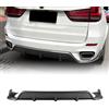 IDENUONA Kit diffusore paraurti posteriore per BMW X5 F15 M Sport 2014-2018