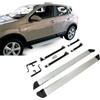 J&J AUTOMOTIVE Pedane Laterali per Nissan Qashqai J10 2007-2013, Sottoporta Minigonne in Alluminio e Plastica ABS, Set Completo con Materiale di Montaggio Incluso