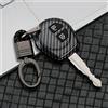 OTMIK Cover per chiave auto in fibra di carbonio ABS adatta per Suzuki SX4 Swift Grand Vitara Liana Jimny Samurai Accessori (nero)