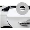Generic Protezione Per Bordi Auto Da 196,9, Profilo Autoadesivo A U, Protezione Per Bordi In PVC Per La Maggior Parte Delle Portiere, Dei Portelli, Degli Armadietti E Dei Pannelli(Silver,1 PACK)