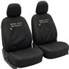 Auto Accessori Lupex Coprisedili Auto Compatibili con Giulietta (2010-2020), Set Anteriori o Completo 12 Pezzi, in Policotone Traspirante MADE IN ITALY (Nero)