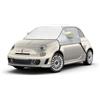 ZWPARTS Copertura per parabrezza compatibile con Fiat 500, Argentato Anteriore Parasole per Finestrino, Blocca I Raggi UV, Protegge da Vento e Intemperie, Mantiene Il Veicolo Fresco