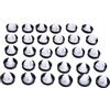 Frawacy 30 clip per rivestimenti passaruota Clip per modanature esterne e modanature paraurti Adatte per Berlingo C2 C3 C4 C5 Movano Clio Kangoo Megane 7703077469