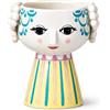 Bjørn Wiinblad Rosendahl, Eva Candle Holder H9.5 Light Blue, Portacandele, Azzurro, Unisex-Adult.