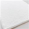 Sonive Tappeto da Bagno Antiscivolo 50x80cm, Assorbente e Lavabile, Bianco | Morbido per Bagno e Camera da Letto, Antiscivolo