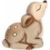 THUN - Mini cerbiatto in ceramica - 6X3,8X5,9 - Ceramica