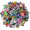 Keboyoe 100 Pezzi PVC Shoe Charm Forma Diversa Ciondoli per Bambini, Adulti | Ciondoli per Scarpe da Zoccoli, Ciondoli per Scarpe ciondoli, perscarpe per Zoccoli