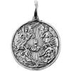 Inmaculada Romero IR Arcangeli San Raffaele Gabriele Michelangelo del Guardiano Medaglia unisex in argento sterling 22mm. solido