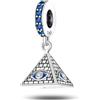Mon & Sons Ciondolo commemorativo per compleanno, mamma, figlia, sorella, gatto, cane, dio paradiso, in argento Sterling 925, compatibile con braccialetti Pandora Moments, 4mm Hole, Metallo Argento sterling, Non