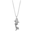 Kuzzoi Collana da uomo in argento 925 con ciondolo a forma di pesce (40 mm) ossidato, collana da uomo marittimo, lunghezza 50 cm, 0112570723, Argento sterling, 0112570723_50