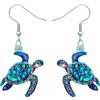 DALANE Tartaruga Marina Acrilica Orecchini Goccia Animali Oceanici Carini Gioielli Charms Regali per Donne Ragazze Bambini