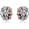 CUPENDA Orecchini a perno in argento Sterling lupo/leone/anatre/capybara/cavia orecchini animali gioielli per le donne, 0.47 pulgadas, Argento sterling, Non pietra preziosa
