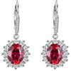 YFN Orecchini Pendenti da Donna Argento Sterling Orecchini Pietra Natale Goccia Orecchini Gioielli Regalo per Donne Ragazze