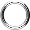 PIERCINGLINE Anello segmentato Clicker in acciaio chirurgico, piercing in oro, argento, rosa, nero o blu, per naso, setto, orecchio, elica o trago