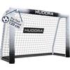 HUDORA Porta da calcio Pro Tect Advanced - Porta da esterno con rete e rivestimento resistente per bambini/adulti - facile da montare - parete bersaglio con cerniere e chiusure in velcro