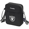 travelite NFL Borsa a Tracolla Las Vegas Raiders, borsa a tracolla compatta con scomparti con cerniera e tracolla regolabile in poliestere resistente, 17 x 22 x 6 cm