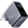 CARICATORE USB C 160W GAN 3 PORTE BLOCCO RICARICA COMPATTO CON DISPLAY