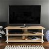 Hanah Home Supporto per TV, melammina, Quercia Bianca, Taglia Unica
